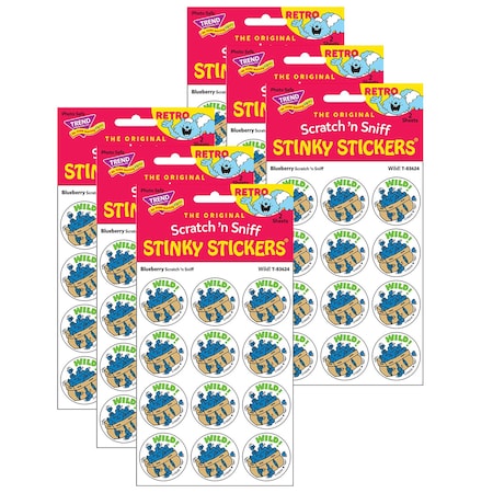 Trend Wild/Blueberry Scented Stickers, 144PK T83624